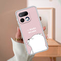We Bare Bears Anti Yelllow Case Pink For Realme 16 Pro 5G