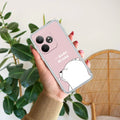 We Bare Bears Anti Yelllow Case Pink For Realme GT 6T 5G