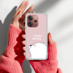 We Bare Bears Transparent Silicon Case Pink For Vivo T4R 5G