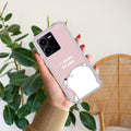 We Bare Bears Transparent Silicon Case Pink For Vivo Y35