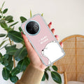 We Bare Bears Transparent Silicon Case Pink For Vivo Y39 5G