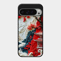Whispers of Sakura Waves Glass Case Cover For Google Pixel 9 Pro Xl