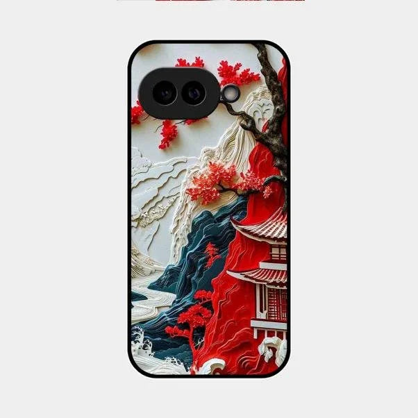 Whispers of Sakura Waves Glass Case Cover For Google - ShopOnCliQ