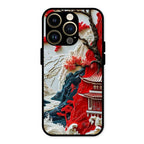 Whispers of Sakura Waves Glass Case Cover For iPhone 14 Pro
