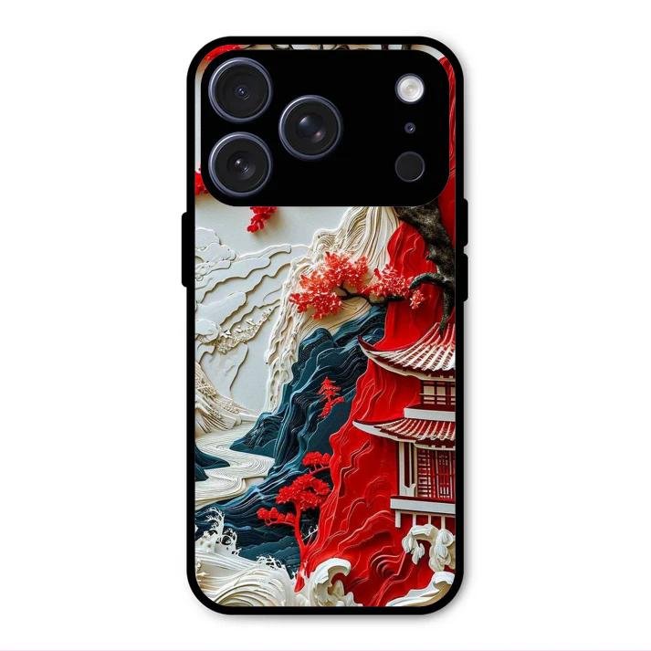 Whispers of Sakura Waves Metal Case Cover For iPhone - ShopOnCliQ