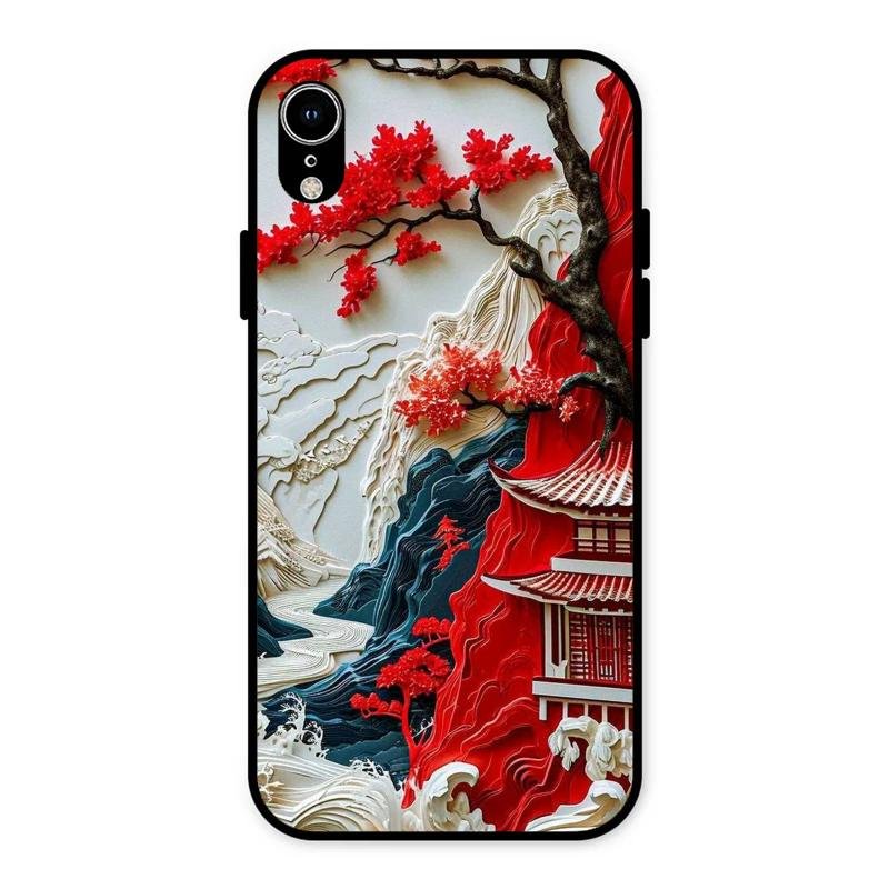 Whispers of Sakura Waves Metal Case Cover For iPhone - ShopOnCliQ