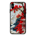 Whispers of Sakura Waves Glass Case Cover For iPhone XS