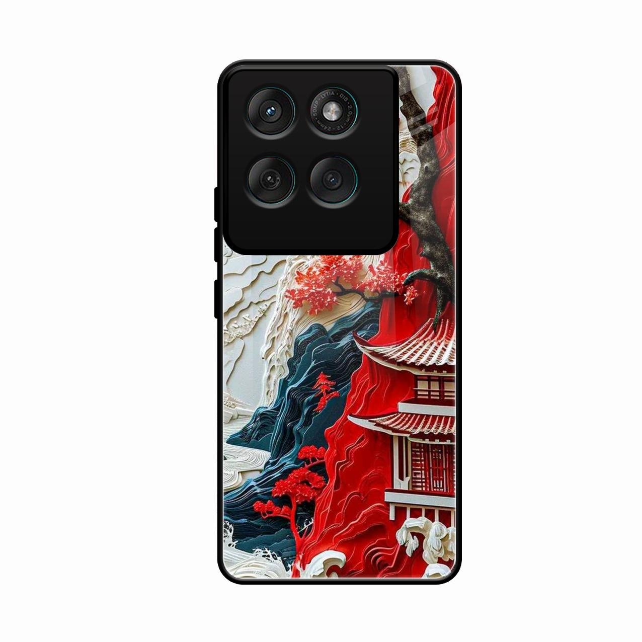 Whispers of Sakura Waves Glass Case Cover For Motorola