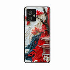 Whispers of Sakura Waves Glass Case Cover For Motorola G54 5G
