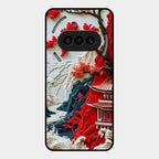 Whispers of Sakura Waves Glass Case Cover For Nothing Phone 3A 5G