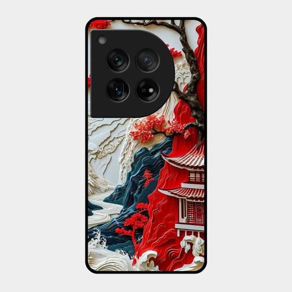 Whispers of Sakura Waves Metal Case Cover For Oneplus - ShopOnCliQ