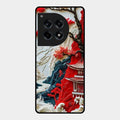 Whispers of Sakura Waves Glass Case Cover For Oneplus 12R 5G