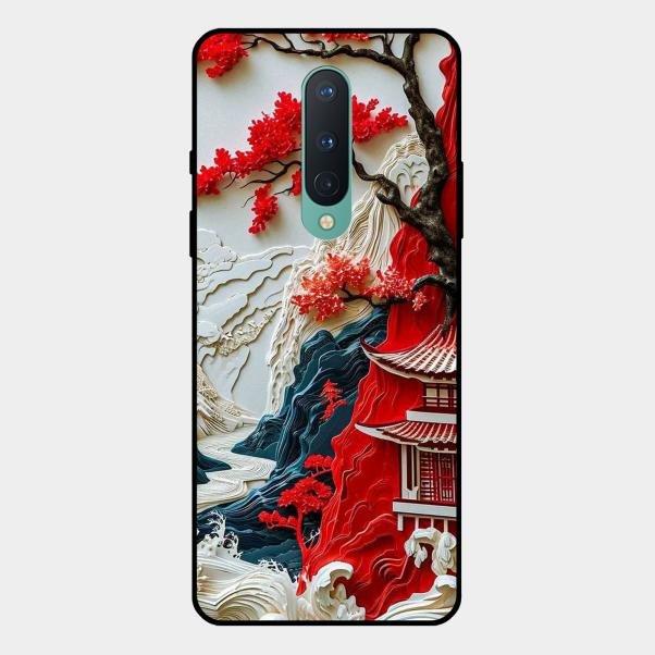 Whispers of Sakura Waves Metal Case Cover For Oneplus - ShopOnCliQ
