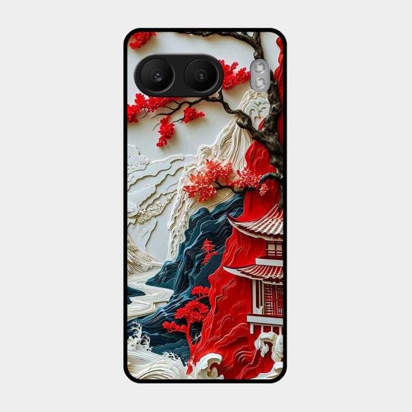 Whispers of Sakura Waves Metal Case Cover For Oneplus - ShopOnCliQ
