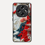 Whispers of Sakura Waves Glass Case Cover For Oppo F31 Pro 5G