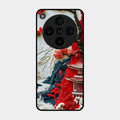 Whispers of Sakura Waves Glass Case Cover For Oppo Find X8 Pro 5G