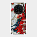Whispers of Sakura Waves Glass Case Cover For Realme 14 Pro 5G
