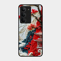 Whispers of Sakura Waves Glass Case Cover For Realme 14X 5G