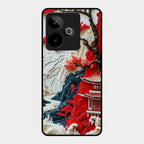 Whispers of Sakura Waves Glass Case Cover For Realme Gt 7 5G