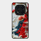 Whispers of Sakura Waves Glass Case Cover For Redmi Note 15 Pro Plus 5G