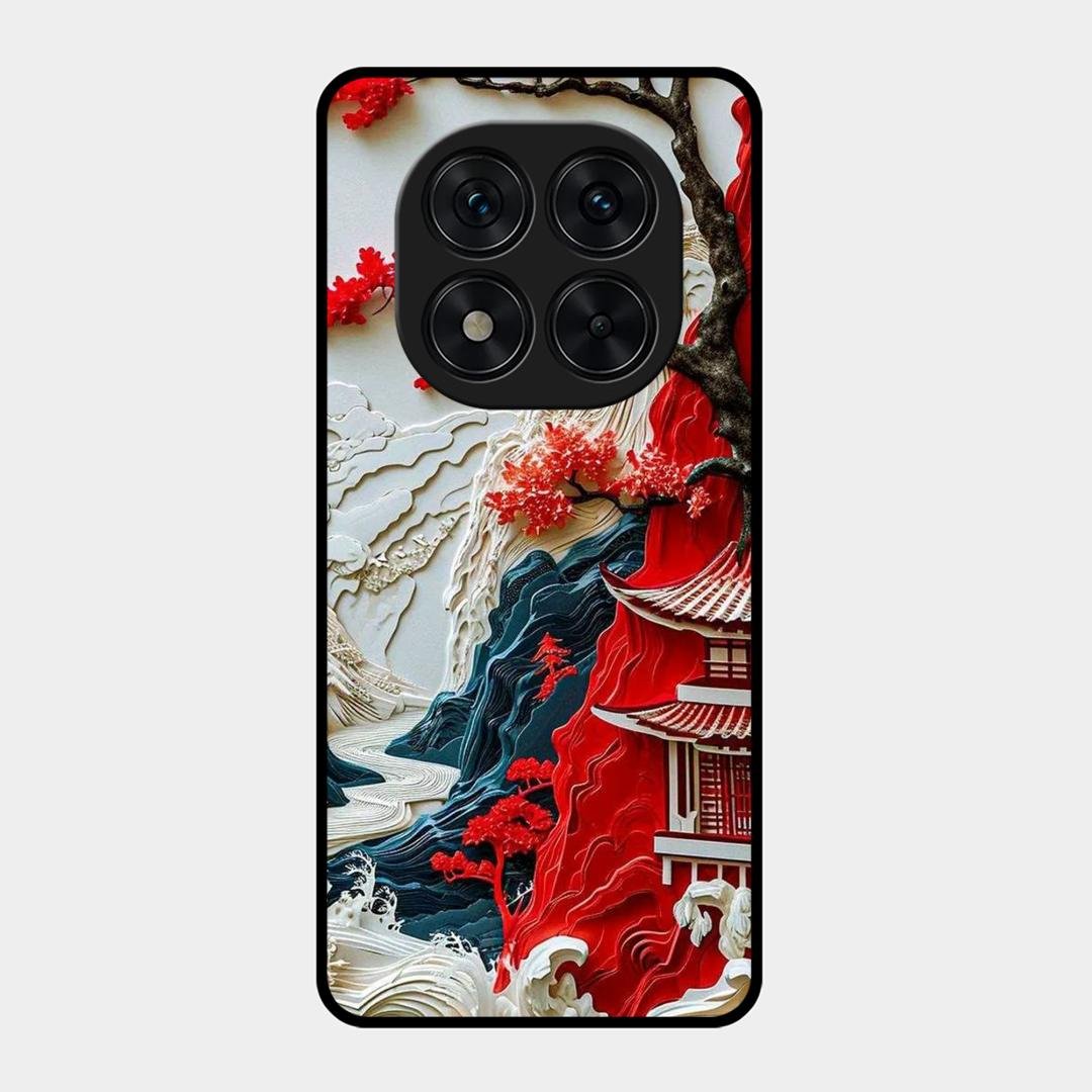 Whispers of Sakura Waves Glass Case Cover For Redmi Note 15 Pro Plus 5G
