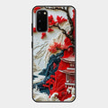 Whispers of Sakura Waves Glass Case Cover For Samsung Galaxy S20
