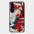 Whispers of Sakura Waves Glass Case Cover For Samsung Galaxy S23 5G