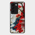 Whispers of Sakura Waves Glass Case Cover For Vivo T3 5G