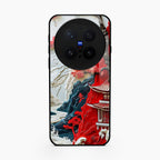 Whispers of Sakura Waves Glass Case Cover For Vivo X300 Pro 5G