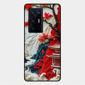 Whispers of Sakura Waves Glass Case Cover For Vivo X70 Pro Plus 5G