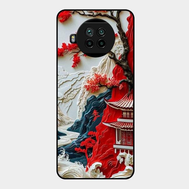 Whispers of Sakura Waves Glass Case Cover For Xiaomi Mi 10I 5G
