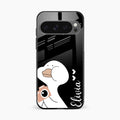 White Duck Glass Case Cover For Google Pixel 10 Pro