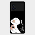 White Duck Glass Case Cover For Iqoo 9 Pro 5G