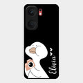 White Duck Glass Case Cover For Iqoo Neo 9 Pro 5G