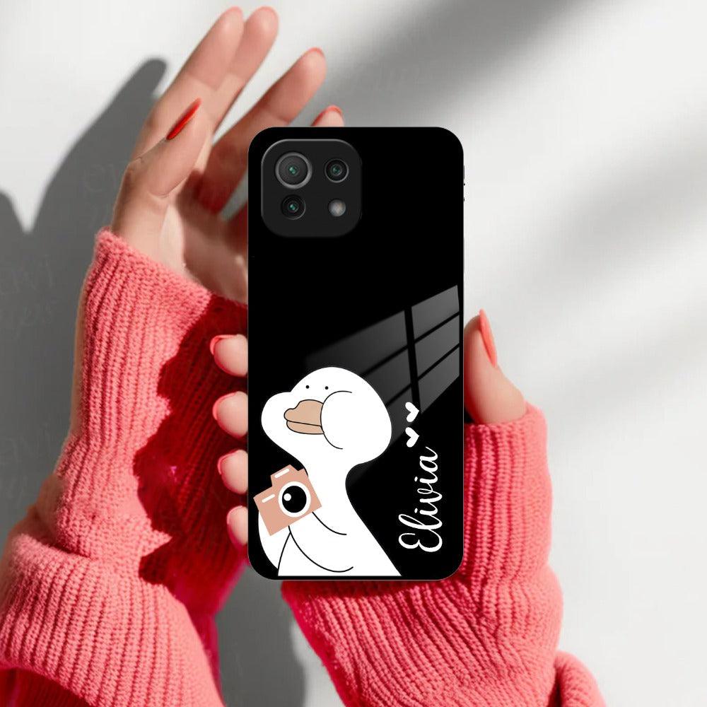 White Duck Glass Case Cover For Redmi/Xiaomi - ShopOnCliQ
