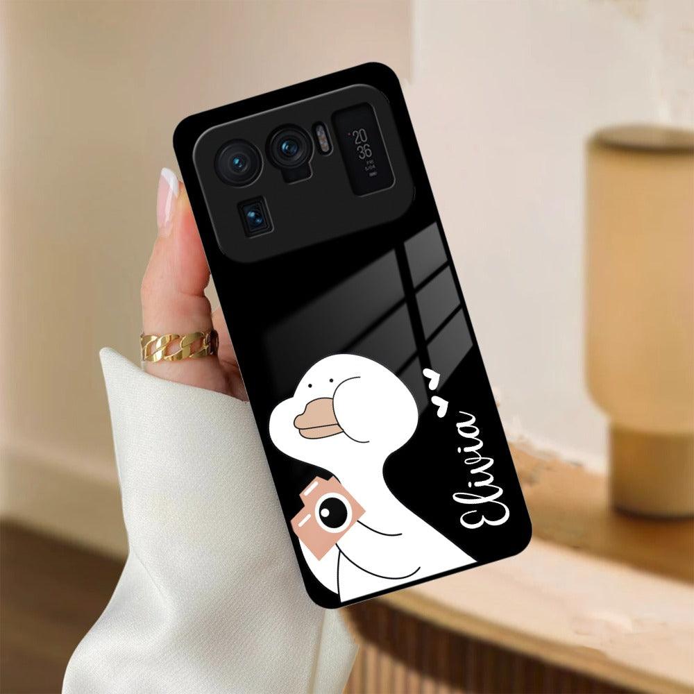 White Duck Glass Case Cover For Redmi/Xiaomi - ShopOnCliQ