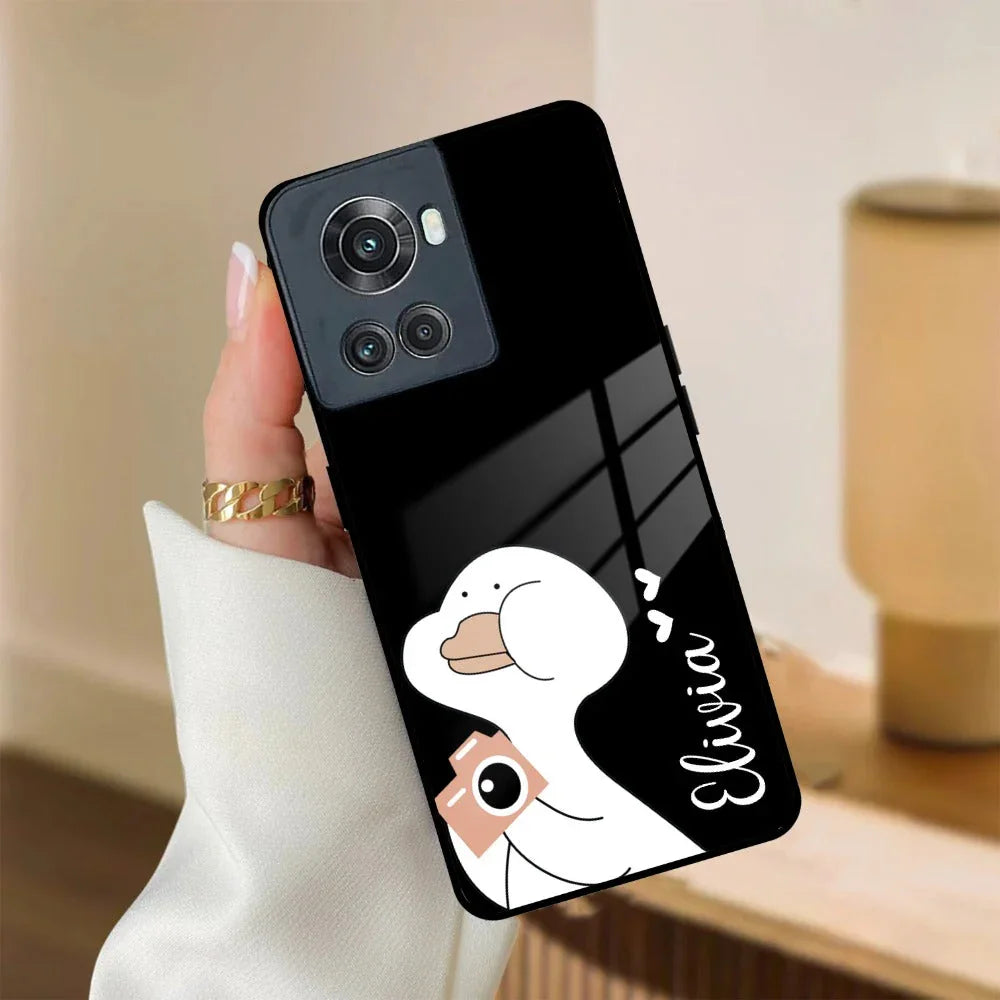 White Duck Glass Case Cover For OnePlus - ShopOnCliQ