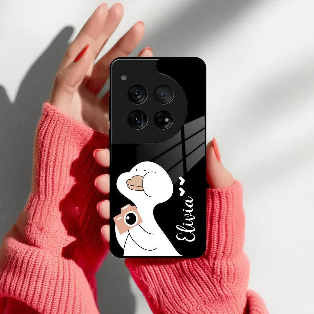 White Duck Glass Case Cover For OnePlus - ShopOnCliQ