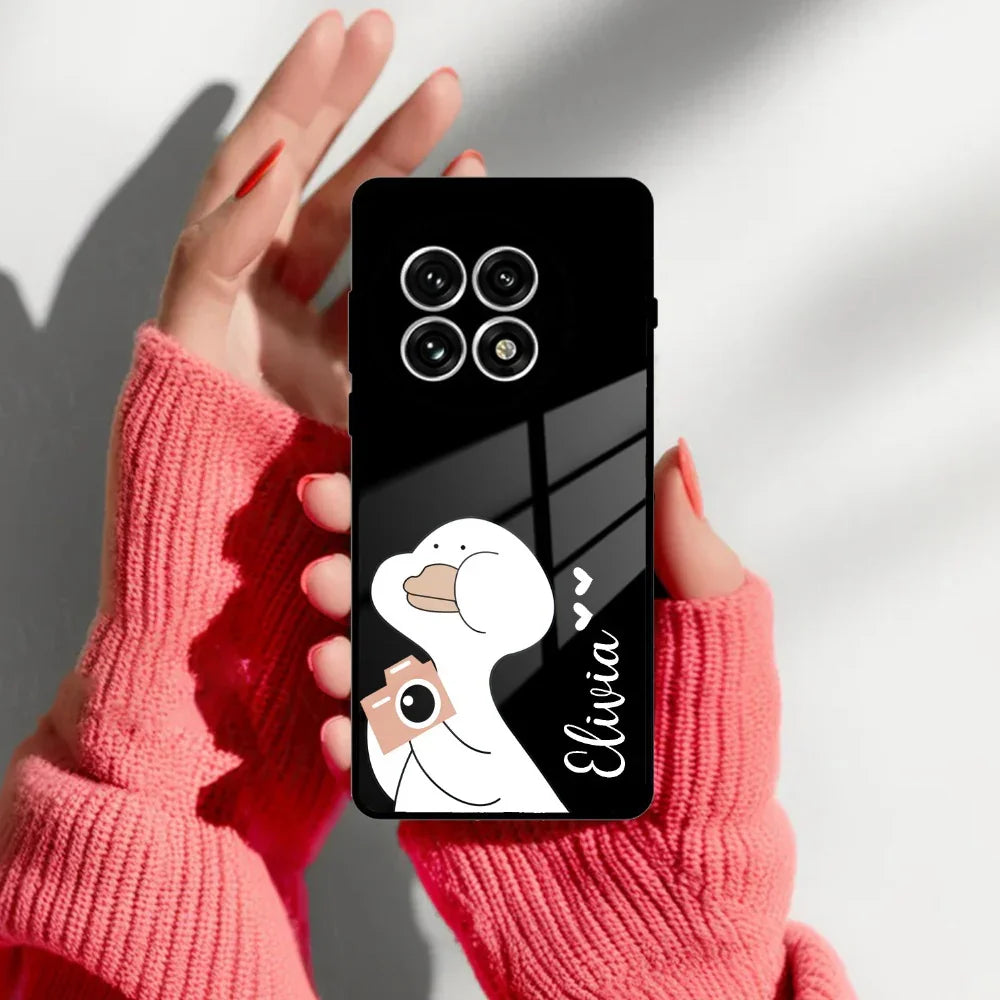 White Duck Glass Case Cover For OnePlus - ShopOnCliQ