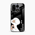 White Duck Glass Case Cover For OnePlus 15 5G
