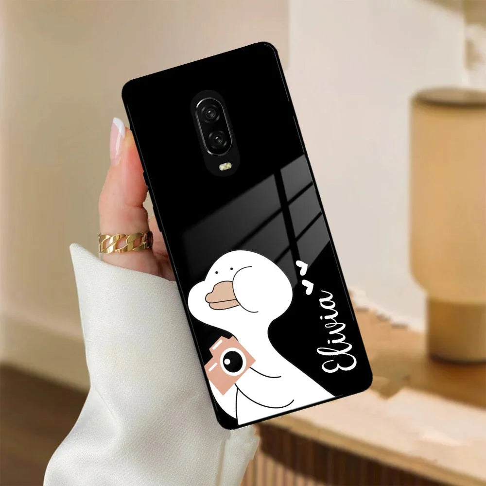 White Duck Glass Case Cover For OnePlus - ShopOnCliQ