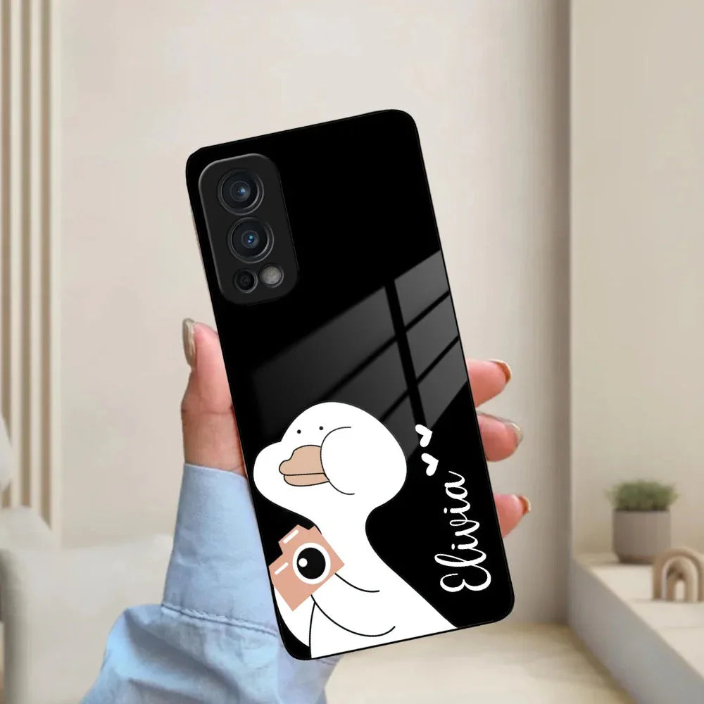 White Duck Glass Case Cover For OnePlus - ShopOnCliQ