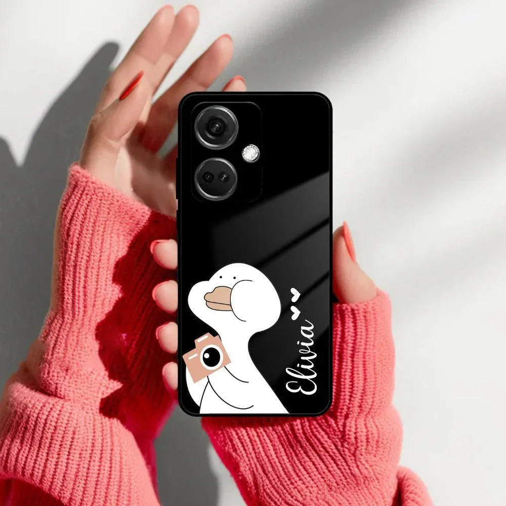 White Duck Glass Case Cover For OnePlus - ShopOnCliQ