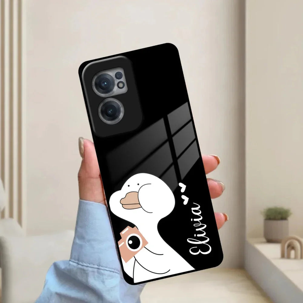 White Duck Glass Case Cover For OnePlus - ShopOnCliQ