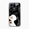 White Duck Glass Case Cover For Oppo Find X9 5G