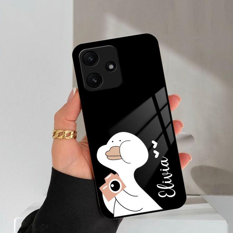 White Duck Glass Case Cover For Redmi/Xiaomi - ShopOnCliQ