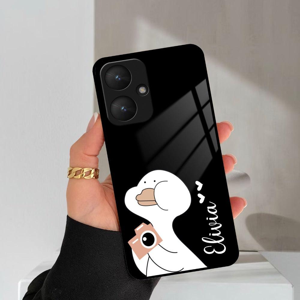 White Duck Glass Case Cover For Redmi/Xiaomi - ShopOnCliQ