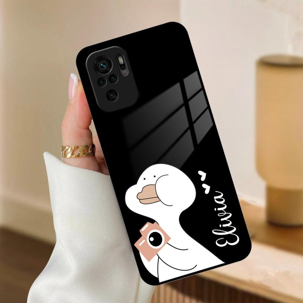 White Duck Glass Case Cover For Redmi/Xiaomi - ShopOnCliQ