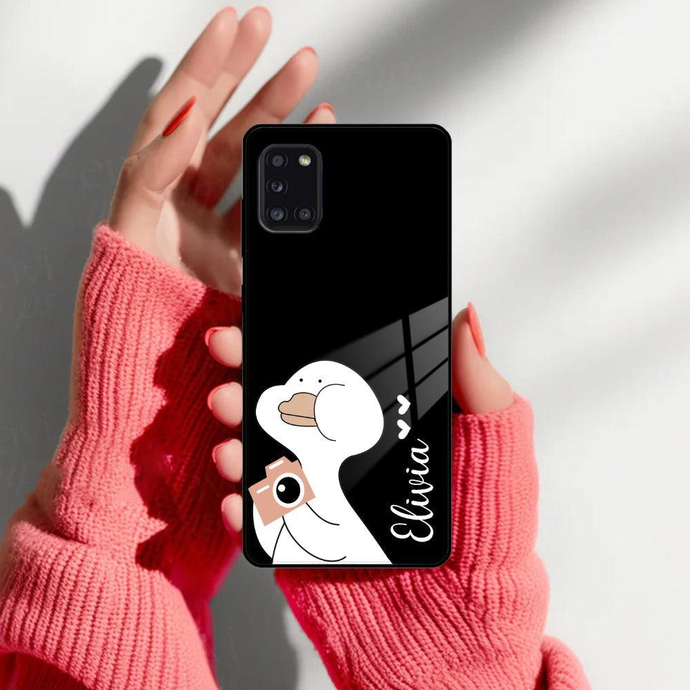 White Duck Glass Case Cover For Samsung - ShopOnCliQ