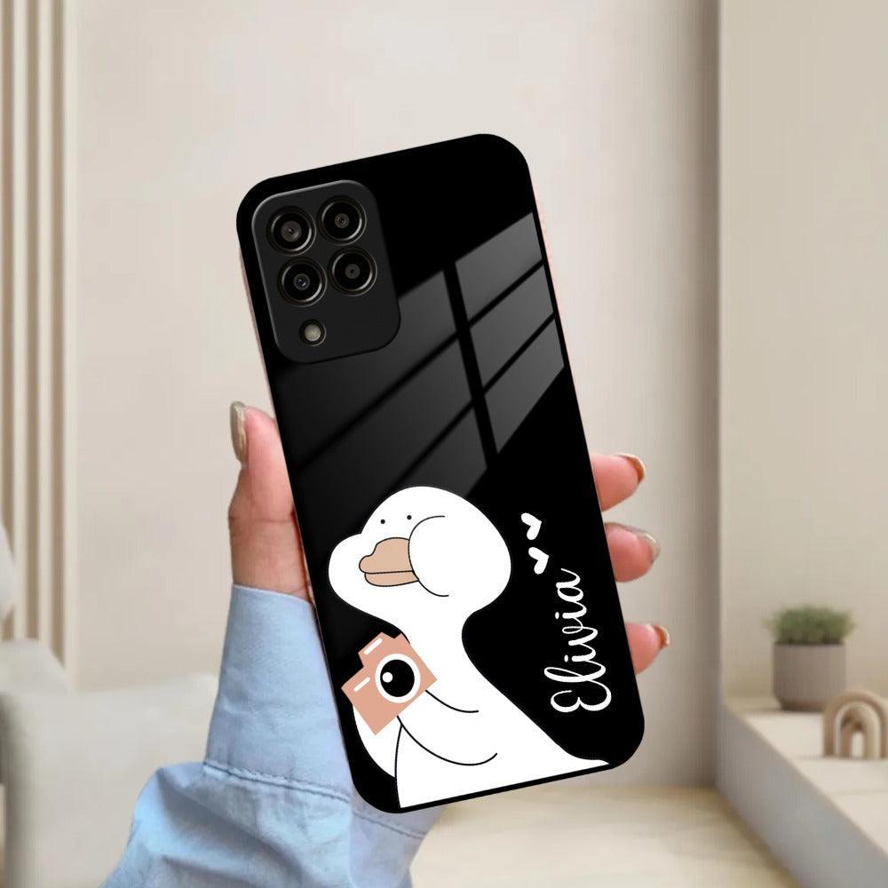 White Duck Glass Case Cover For Samsung - ShopOnCliQ